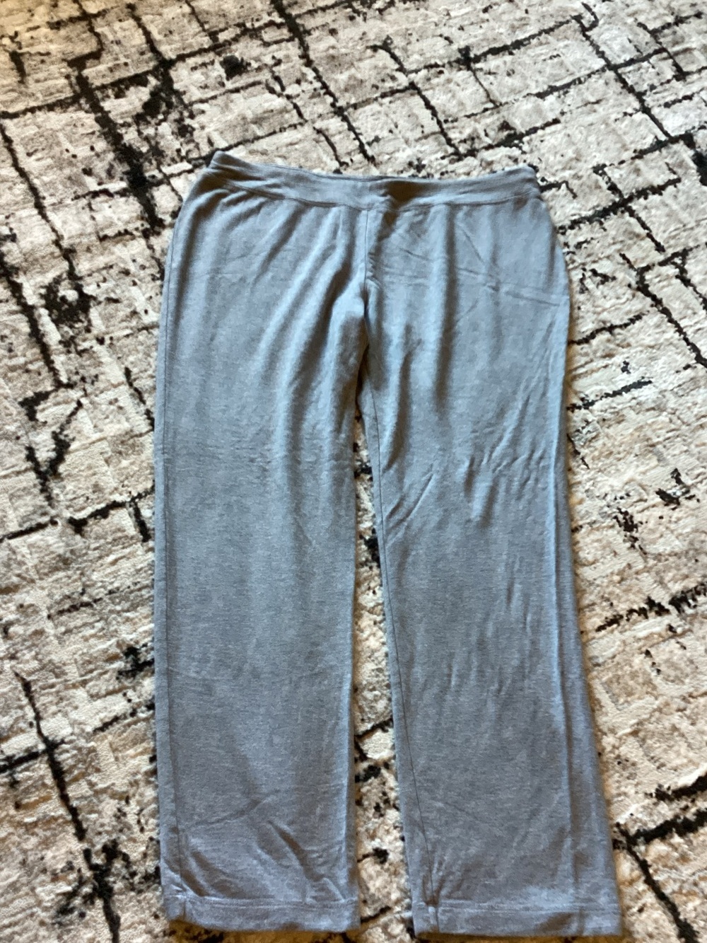 Soma Light Gray Wide-Leg Lounge Pants